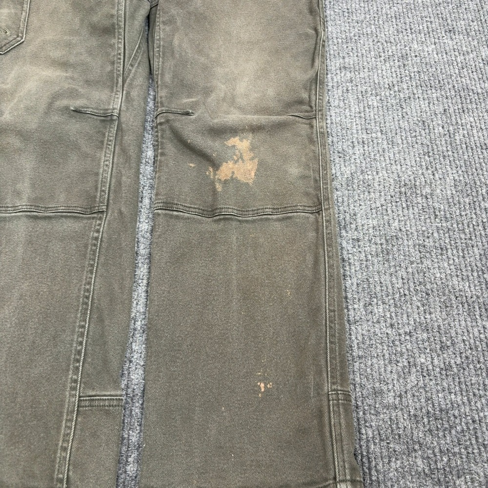 Arborwear Cedar Flex Pants Mens 38x32 Brown Cotton Spandex Double Knee Workwear - Picture 2 of 11